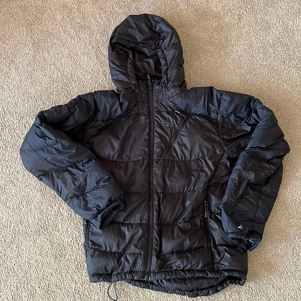Outdoor Research down puffy jacket